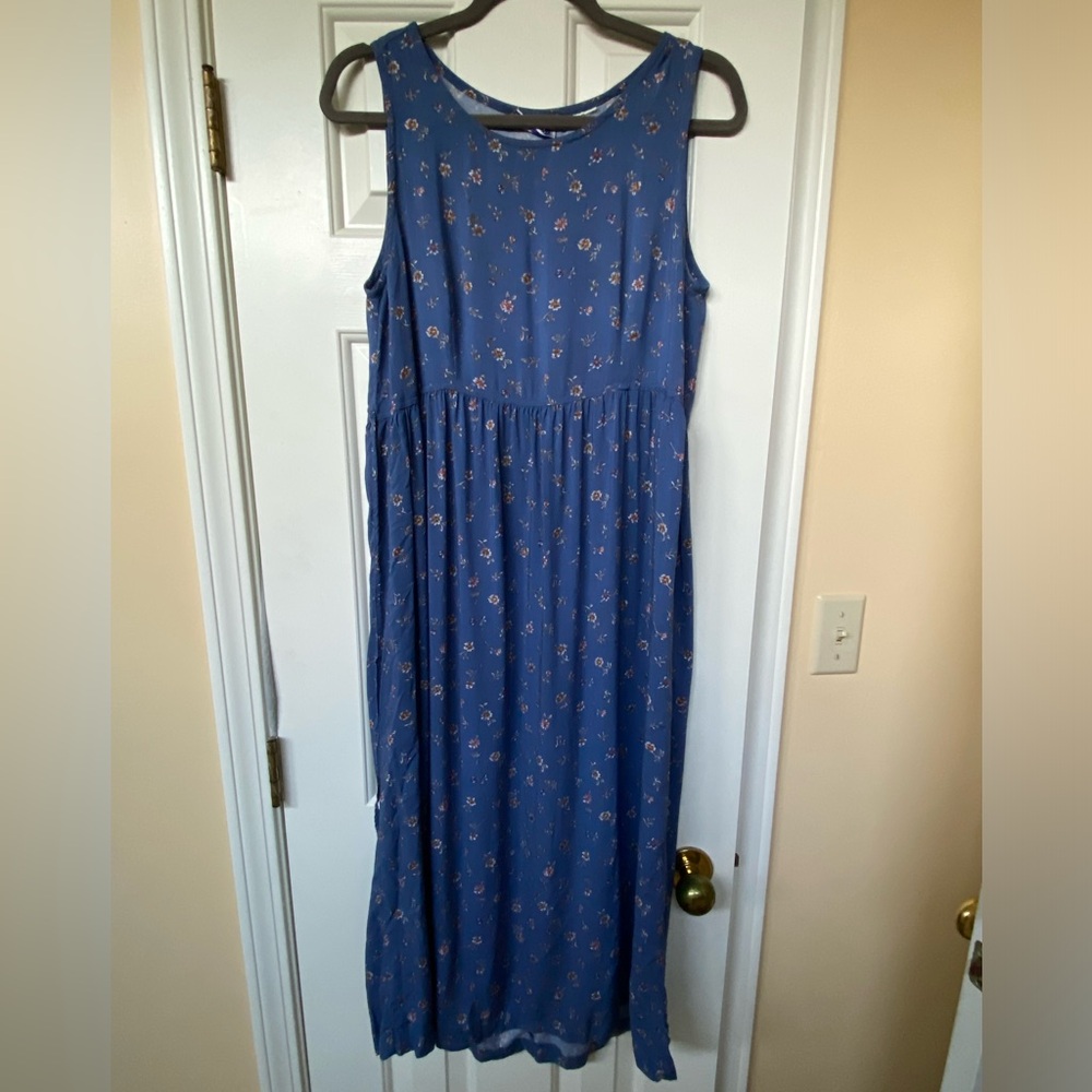 Thrifted Floral Midi Dress